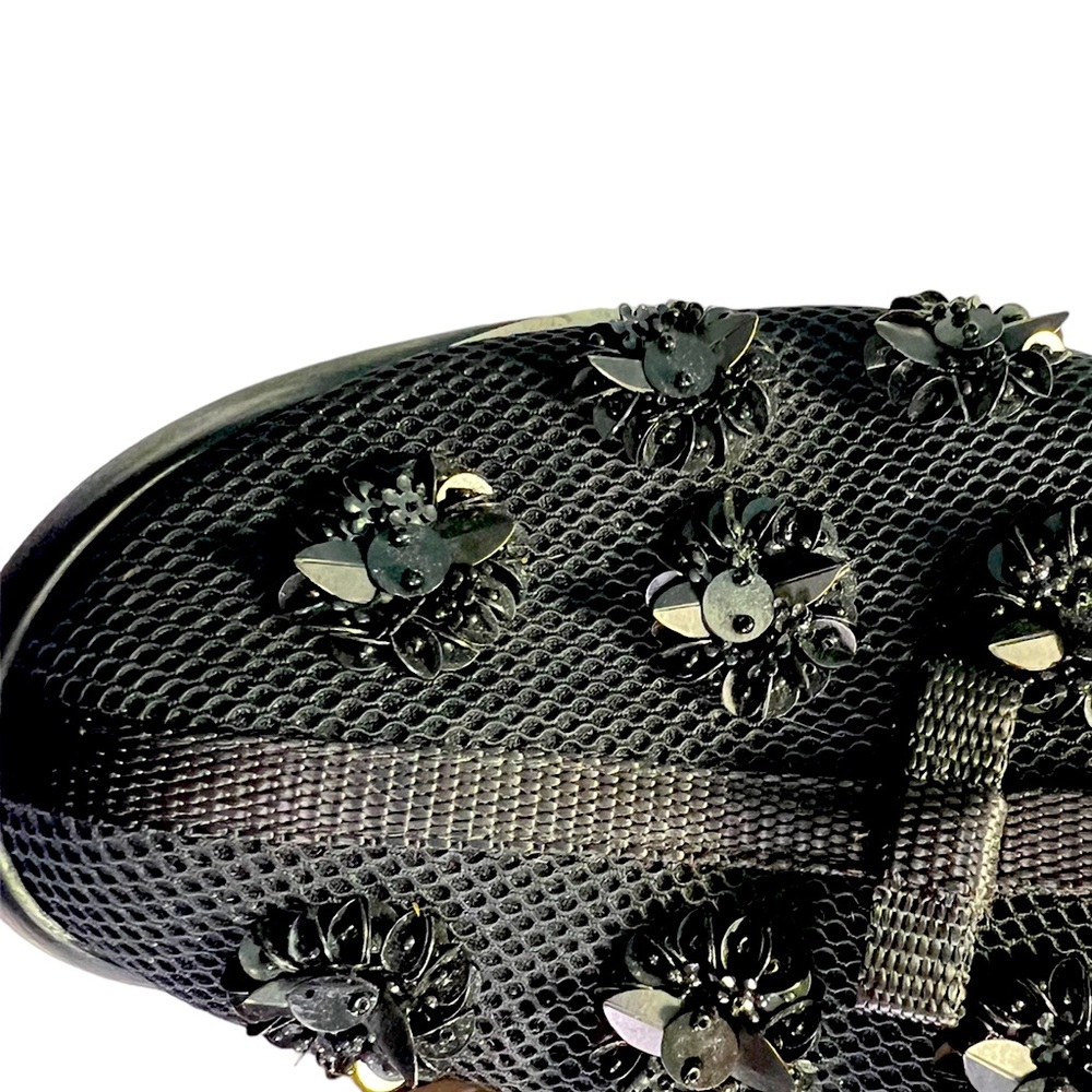 Christian Dior Black Sequin Embellishments Sneakers Size 8 - Picture 5 of 17